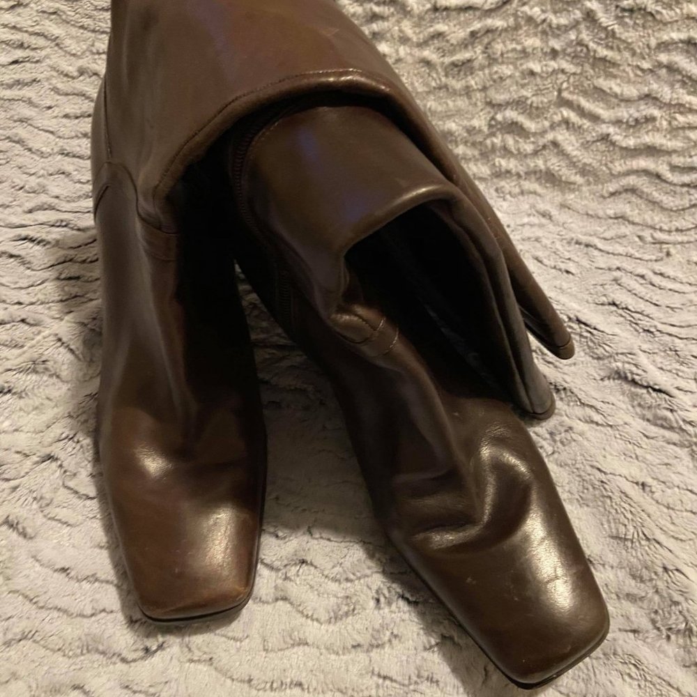 Nine West Brown Heel Boots
